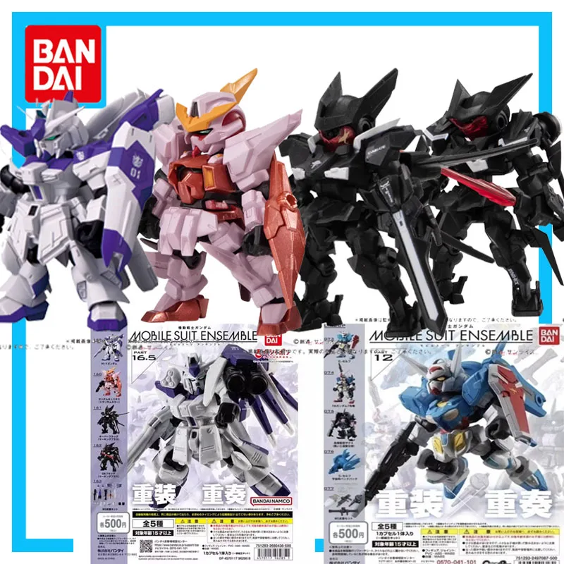 

Bandai Original Genuine Gundam Gashapon Mobile Suit Ensemble 12/16.5 Action Figure Toys for Boys Gift Collectible Ornaments
