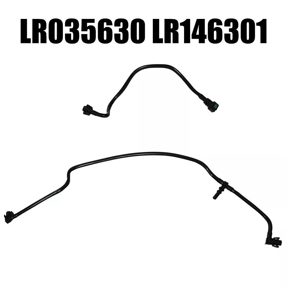 Newest 2pcs Black Plastic  Engine Reservoir Water Hose For Land Rover For Range Rover LR035630,LR146301,LR081660,LR034645