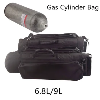 HPA 0.68L/9L Torba na butlę z włókna węglowego Zbiornik powietrza Plecak ochronny Torba PCP Airsoft CO2 Akcesoria do nurkowania Paintball Scuba