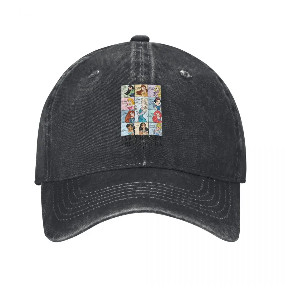 WoOversized Princess Era demin Trucker Hat قبعات خفيفة الوزن قبعة امرأة رجل الصيف