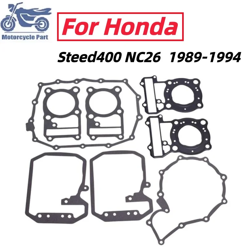 Komplette Motorrad-Zylinderkopf-Überholungsdichtungsmatte für Honda Steed 400 NC26 1989–1994 Steed 400 – Detail 1