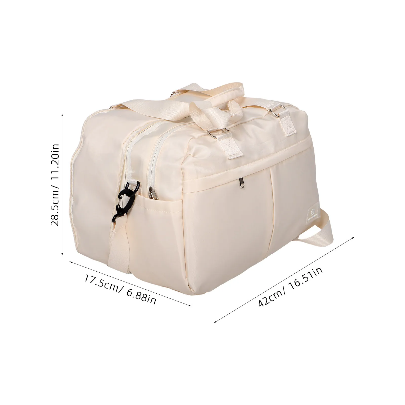 حقيبة حمل رياضية ذات سعة كبيرة للفصل الجاف والرطب قابلة للتوسيع لصالة الألعاب الرياضية والسفر للنساء والرجال والرحلات القصيرة حقيبة ظهر للنساء