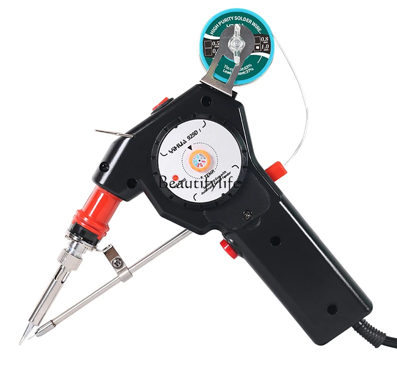 Automatic Tin Feeder Constant Temperature Electric Soldering Iron Soldering Station Adjustable Temperature Handheld