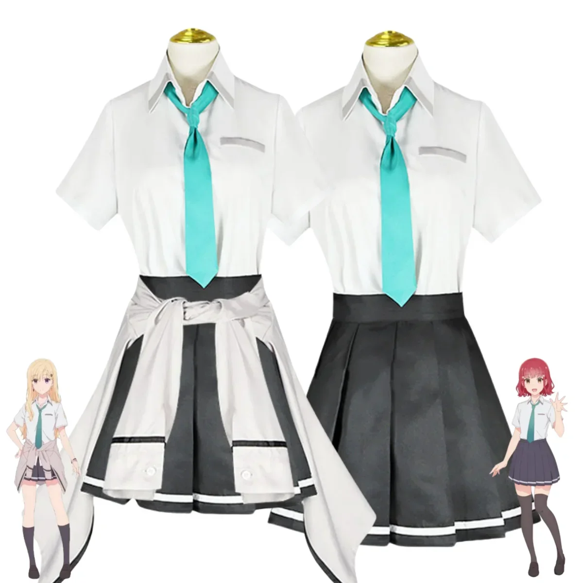 2024 New Anime Days with My Stepsister Ayase Saki Cosplay Costume Japan South Korea JK School Uniform Woman Sexy Sailor Suit