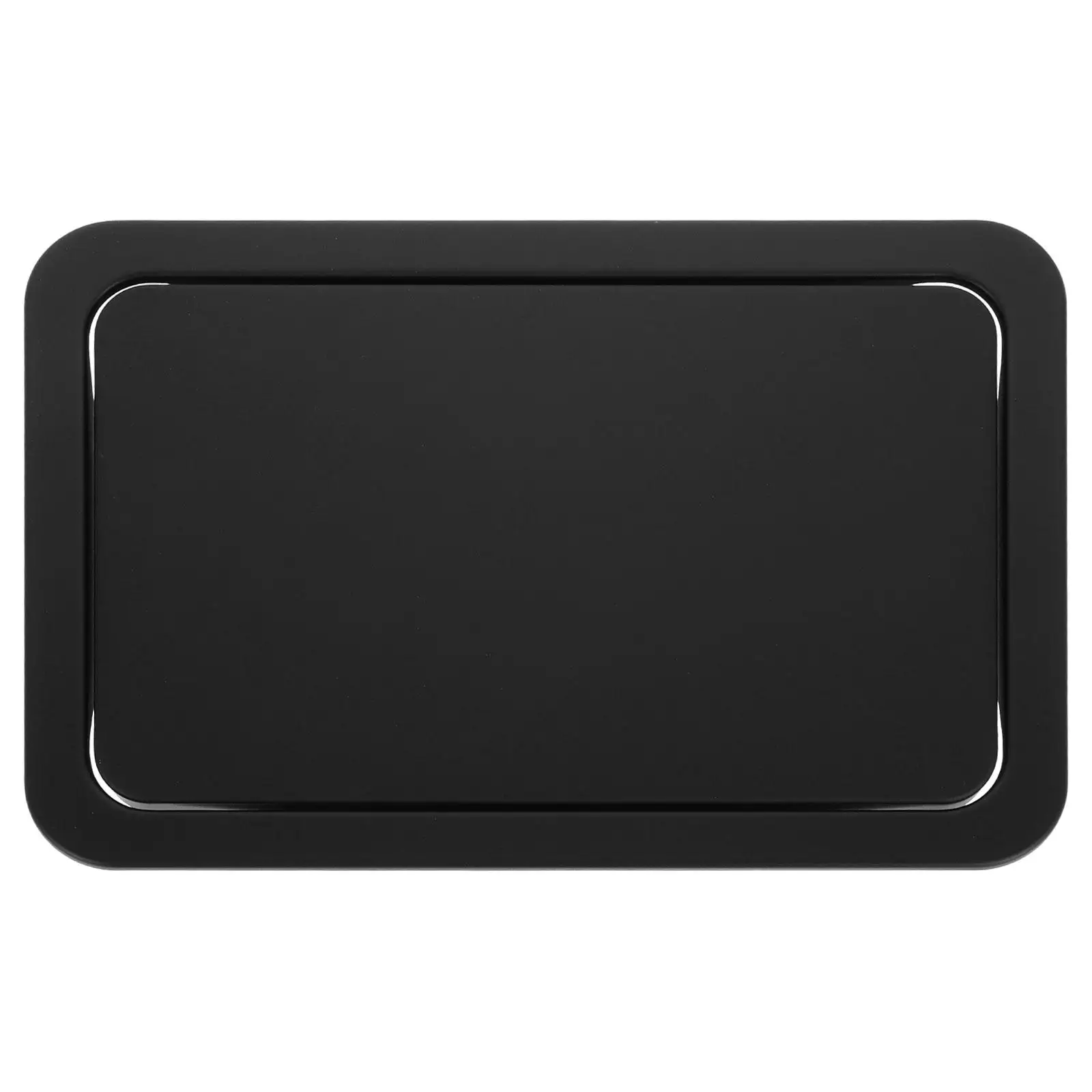 

Stainless Steel Trash Can Lid Embedded Countertop Cover Space Saving Swing Flap Kitchen Bathroom Commercial