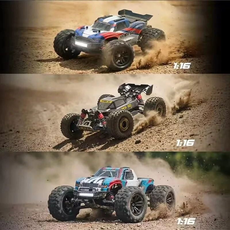 90KM/H Brushless RC Racing Car 1:16 All-Terrain Off-Road Truck Climbing RC Drift Racing 4WD Brushless Remote Control Car Toy