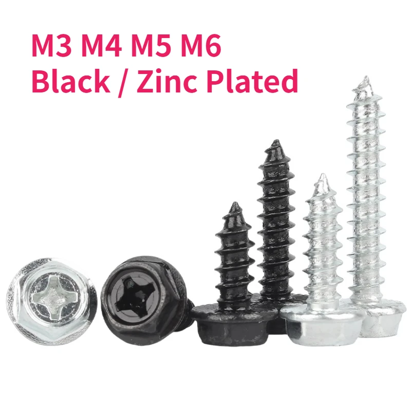 M3-M6 Black / Zinc …