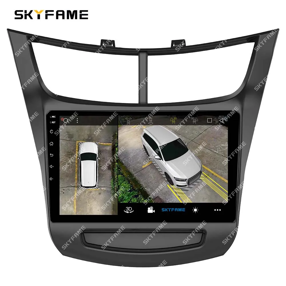 SKYFAME Auto Rahmen Fascia Adapter Android Radio Dash Fitting Panel Kit Für Chevrolet Sail