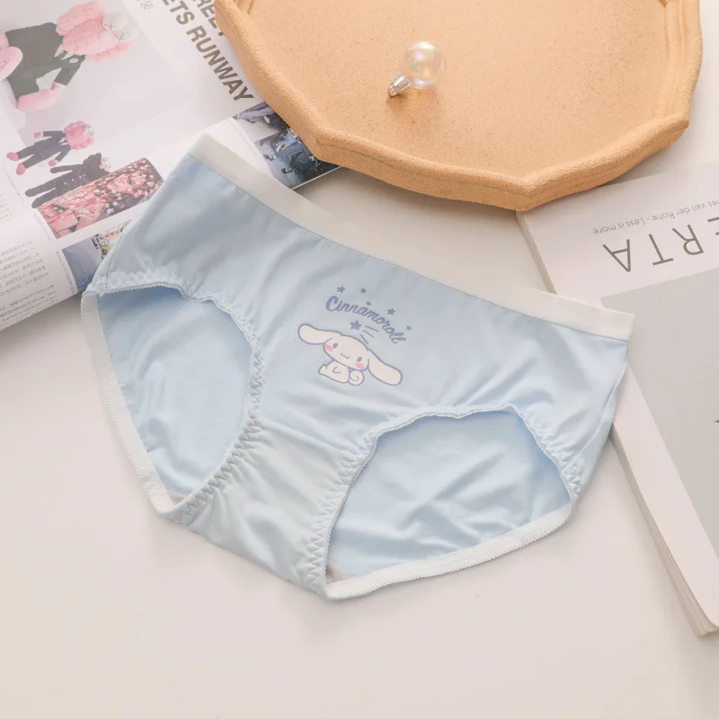 Japanese Sanrio Cinnamoroll Printed Underwear Women Sexy Lingerie Sex Woman Panties Kawaii Y2k  Sweet Girl Panties Large size