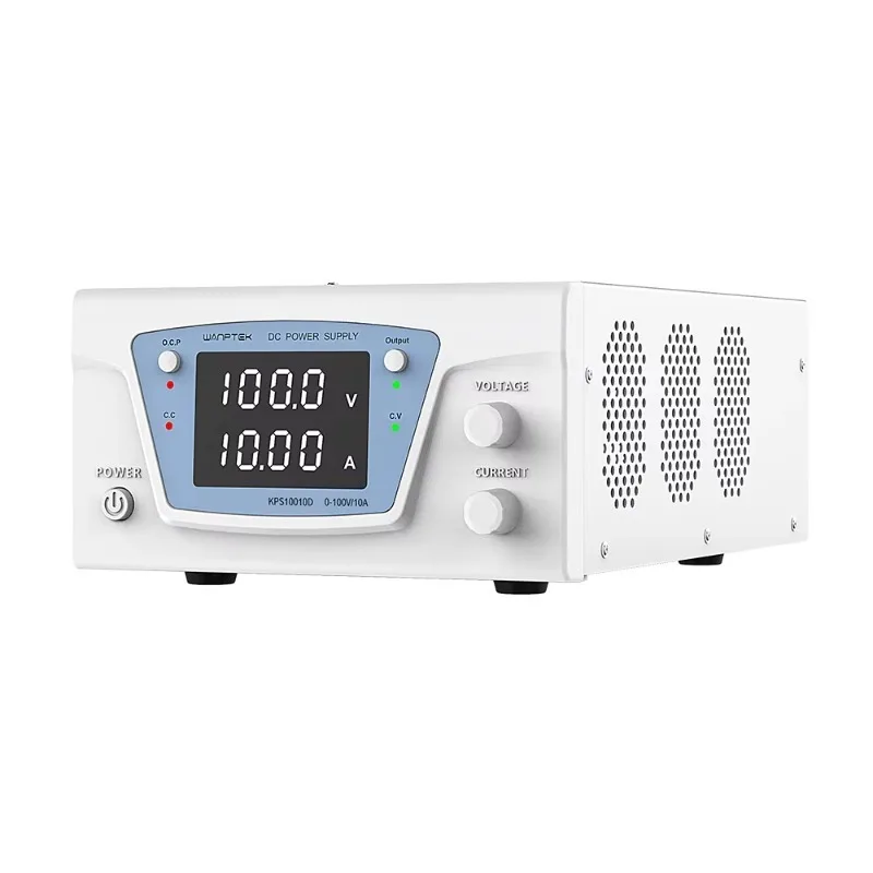 100V 10A BENCH ADJUSTABLE POWER SUPPLY, LAB, REPAIR, DESIGN, TEST, MEASURE, SCHOOL, CHARGE, ELECTROPLATE, KPS10010D