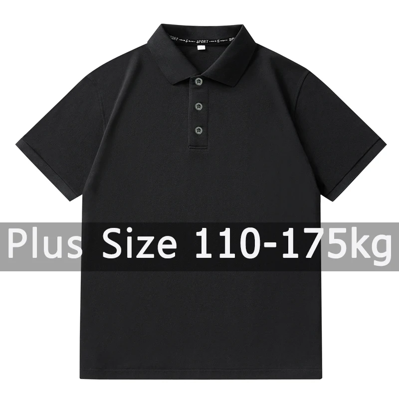 

Женская рубашка поло размера плюс 5XL/6XL/7XL 110-175 кг Летняя свободная футболка большого размера Женская одежда Polos 라지 사이즈 여성분 티셔츠