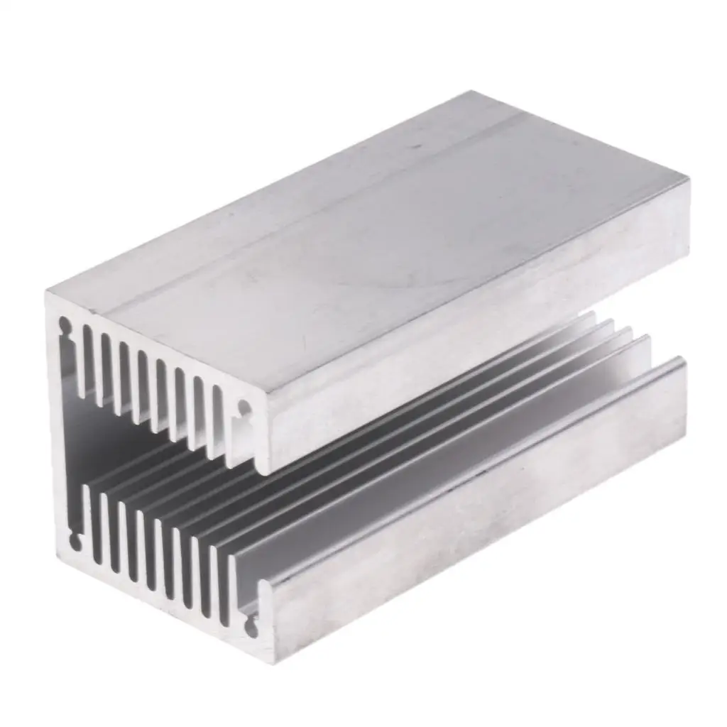 Aluminum Heat Sink Cooler Silver Radiator Module for LED Semiconductor IC Triode Motherboard Cooling