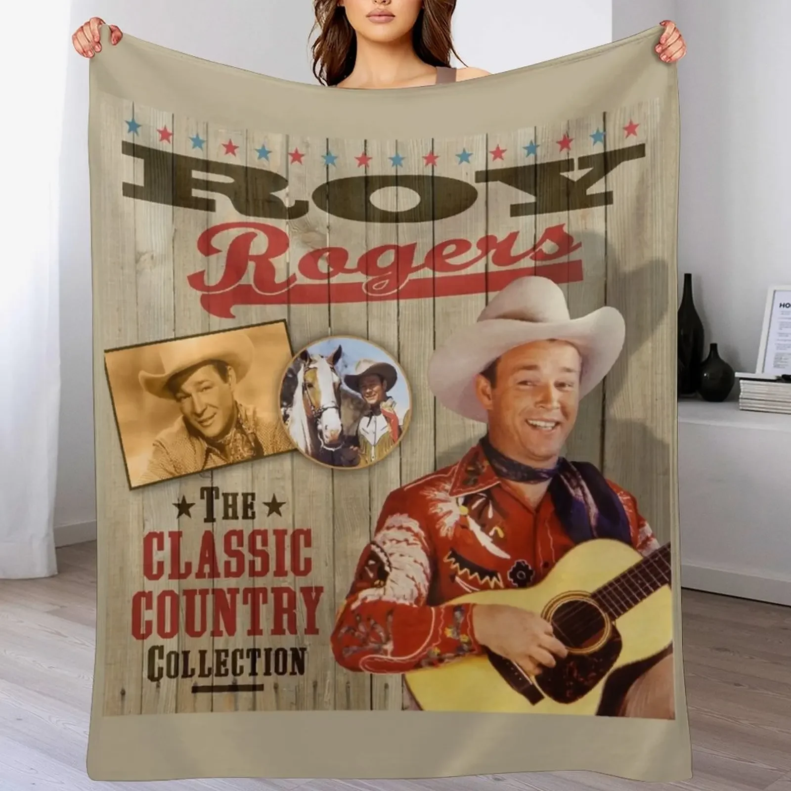 

Roy Rogers – The Classic Country Collection Throw Blanket Thermals For Travel Custom Summer blankets ands Blankets