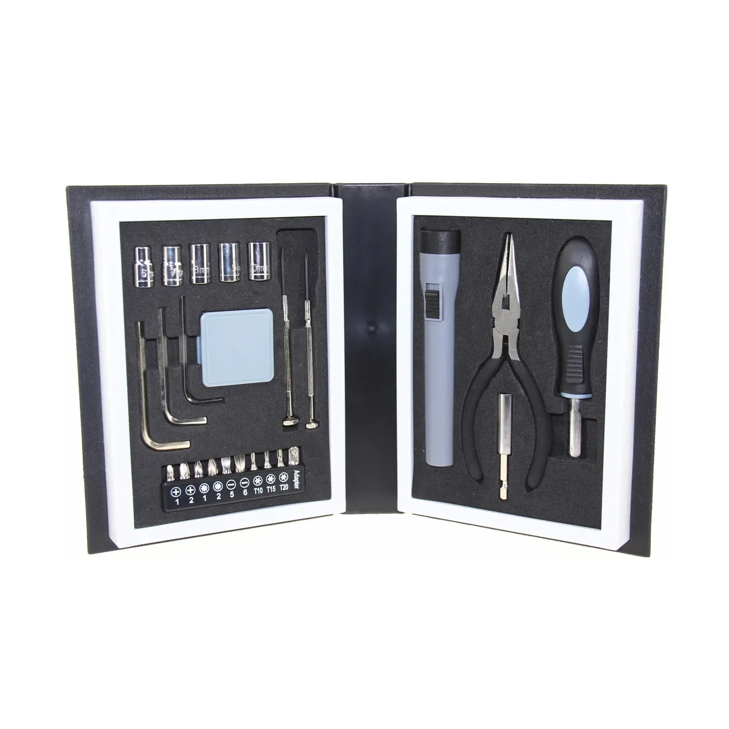 

Giveaway Book-shaped Hardware Tool Set Creative Gift Book-shaped Household Tool Set