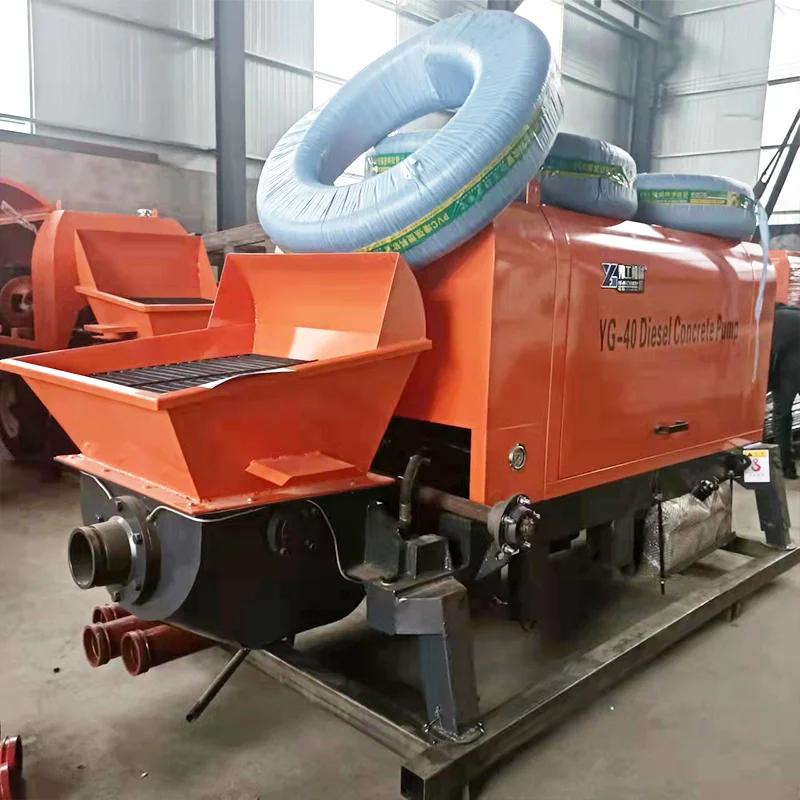 YG Widely Using Concrete Pump 15 20 30 50 90M3 Capacity Portable Cement Concrete Pumping Machine Concrete Trailer Pump for Sale