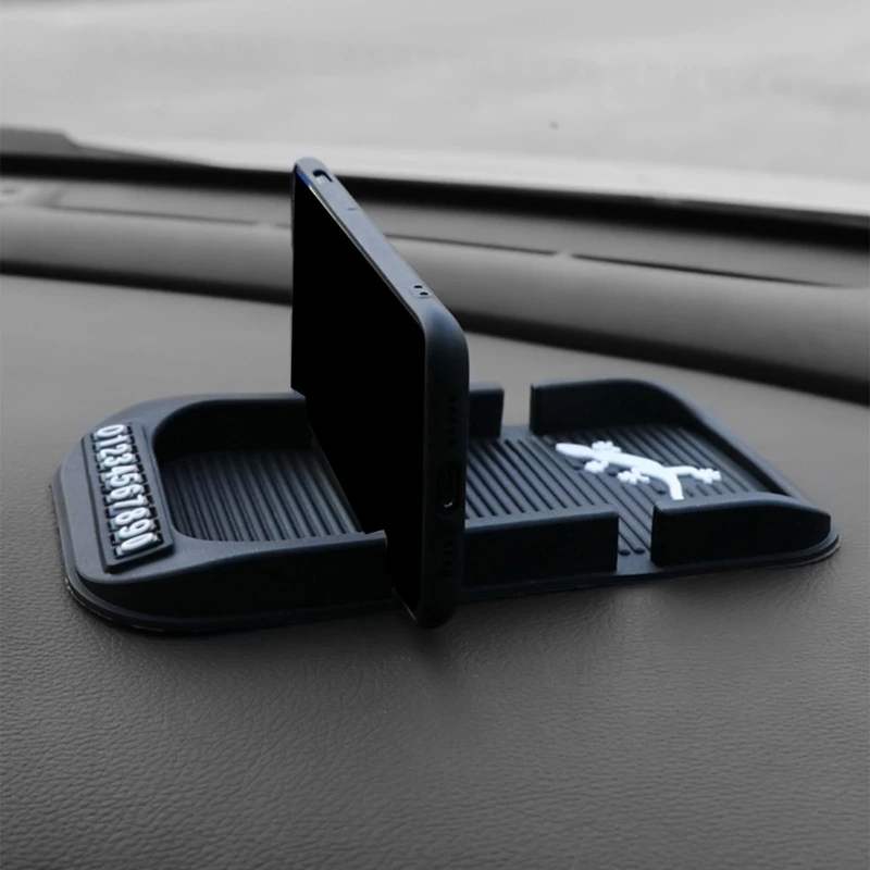  360 Rotatable Car Phone Mount with Nonslip Base for Smartphones 4.7-7.2 Inches