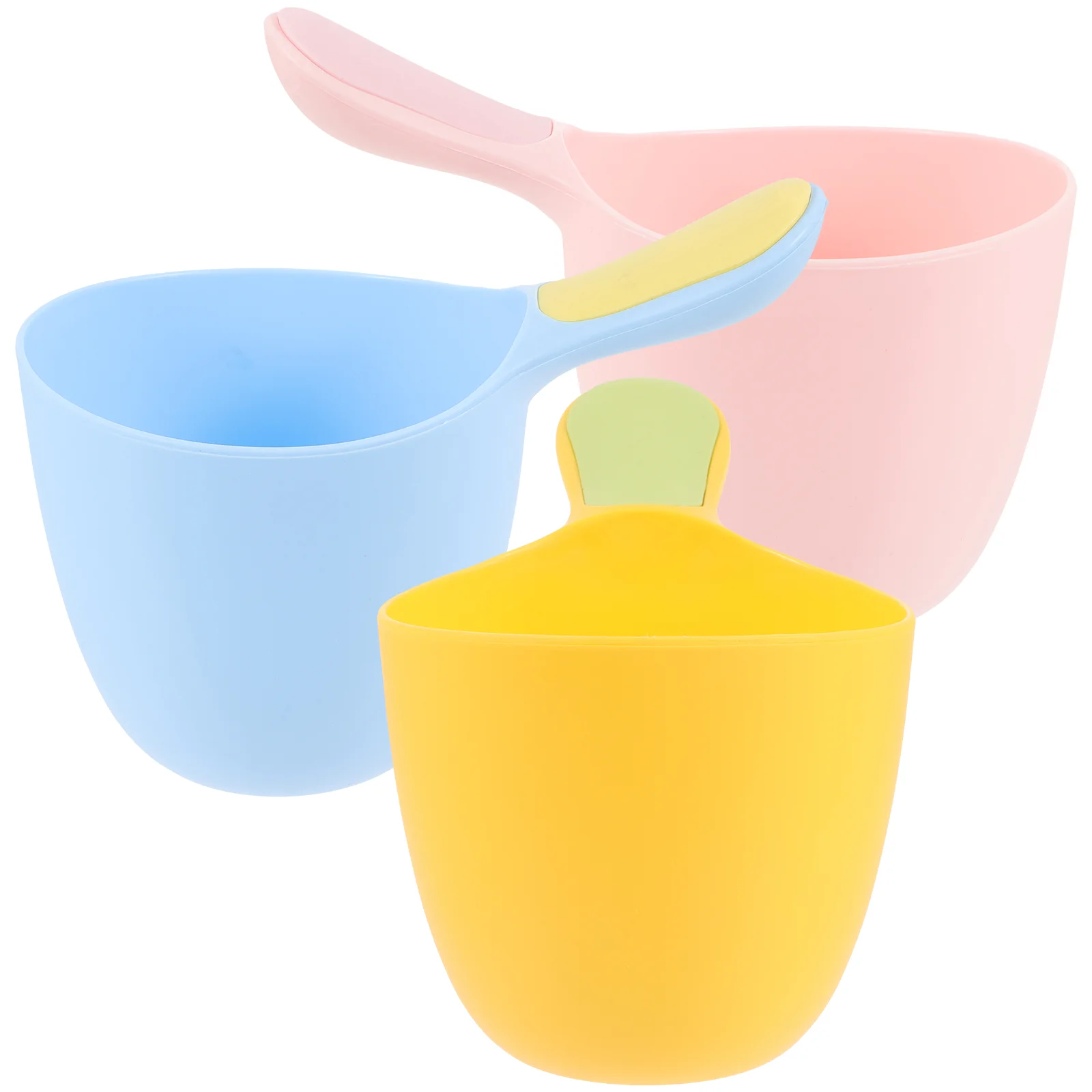 

3 Pcs Baby Water Scoop Kitchen Accessory Bucket Bath Dipper Watering Plastic for Bathroom