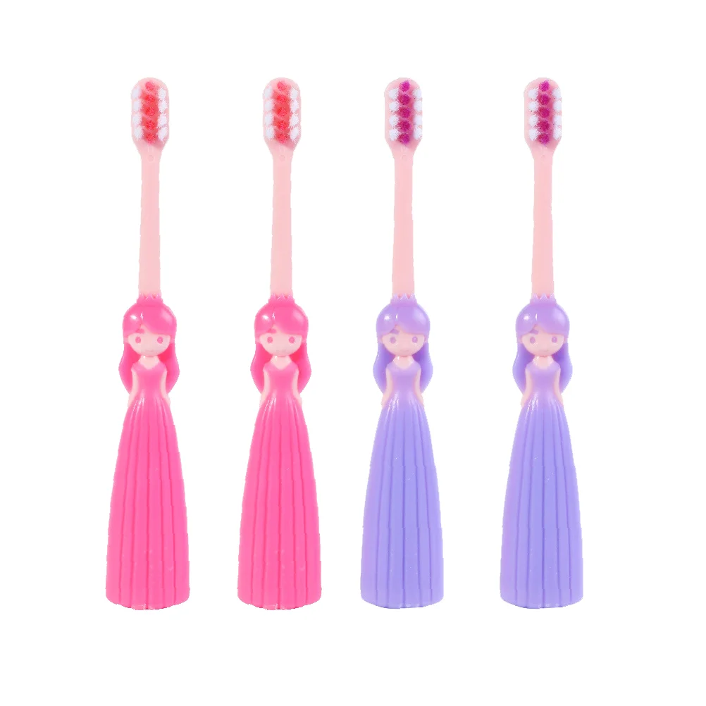 

4 Pcs Children's Toothbrush Kid Tongue Scraper Daily Use Teeth Kids Postpartum Toddler