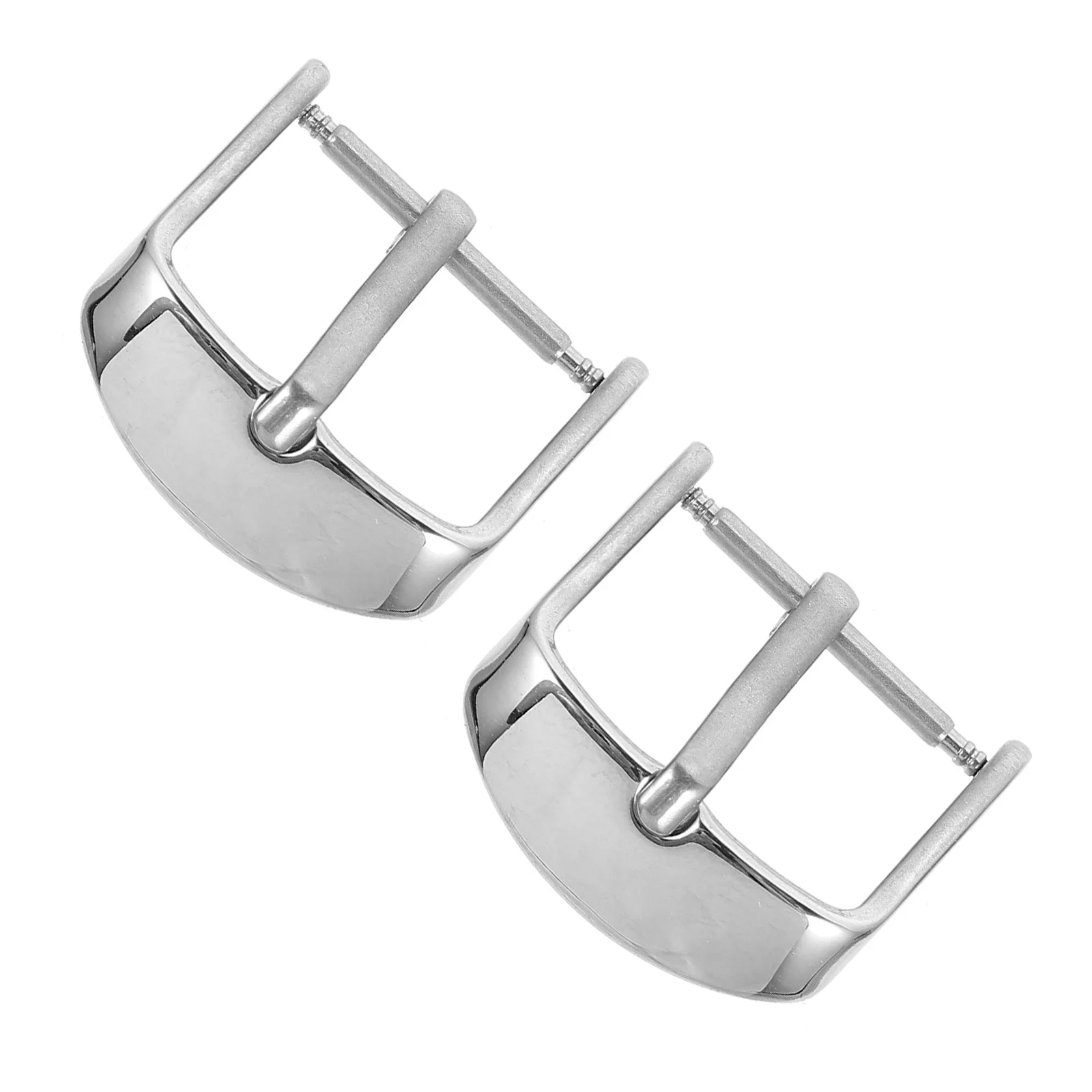 2 قطعة حزام ساعة من الفولاذ المقاوم للصدأ مشبك إصلاح عملي متين صنعة جيدة مشبك ساعة سهل الاستخدام #5