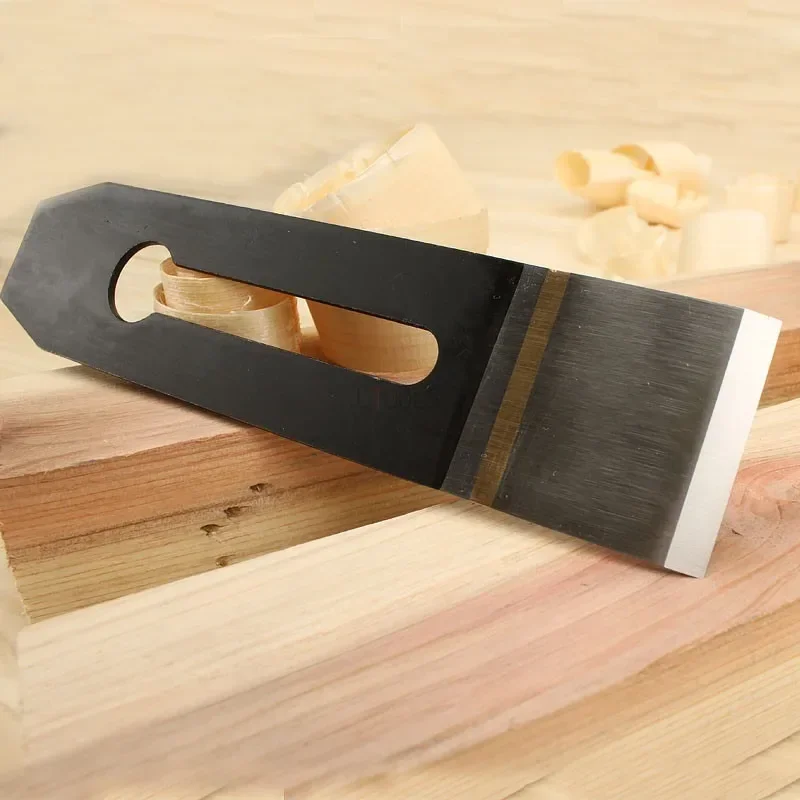 DIY New Woodworking High Speed Steel Blade and White Steel Polishing Knife Set Fast Planer Woodcutting Knife Root Carving Tools