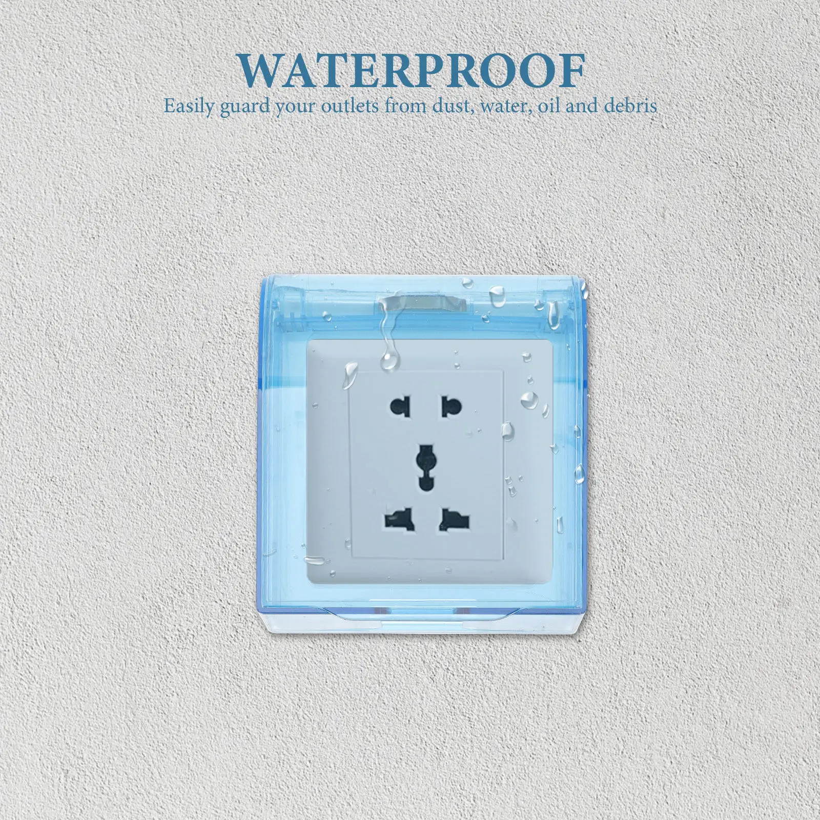 3Pcs Waterproof Wall Socket Bo - огляд і ціна Electrical Outlet Cover