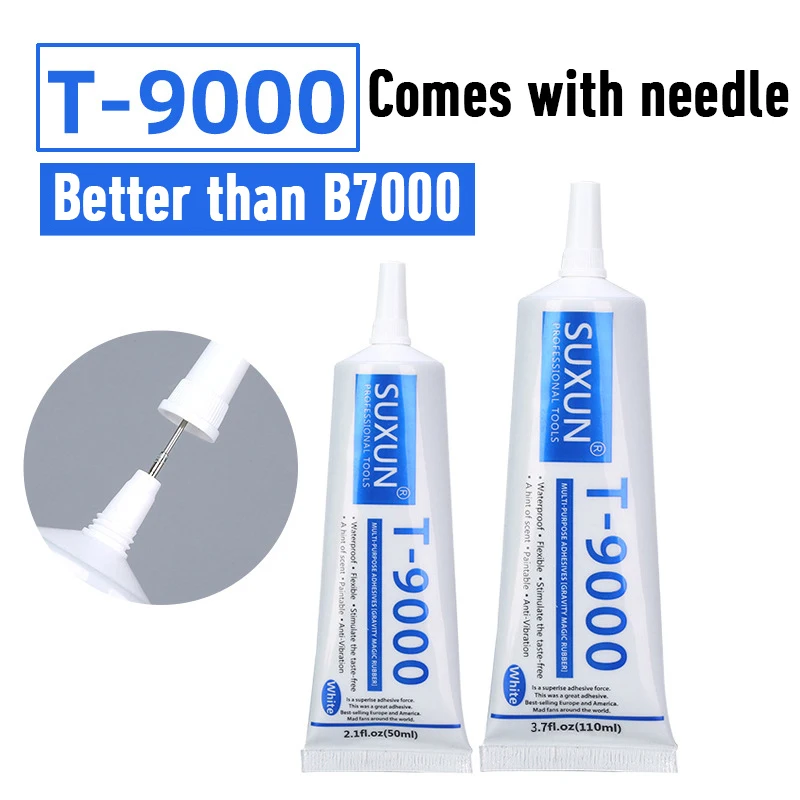15/50/110ml T9000 Glue Better Than B7000 Adhesive Epoxy Resin Repair Cell Phone Touch Screen Liquid Glue Jewelry Craft Adhesive