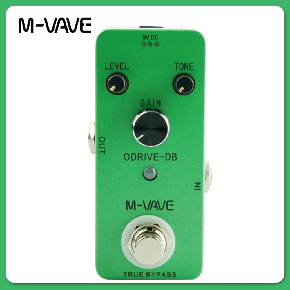 

M-VAVE ODRIVE-DB Педаль эффектов для гитары Аналоговый Overdrive True Bypass Cuvave CUBE BABY Процессоры эффектов Запчасти для электрогитары