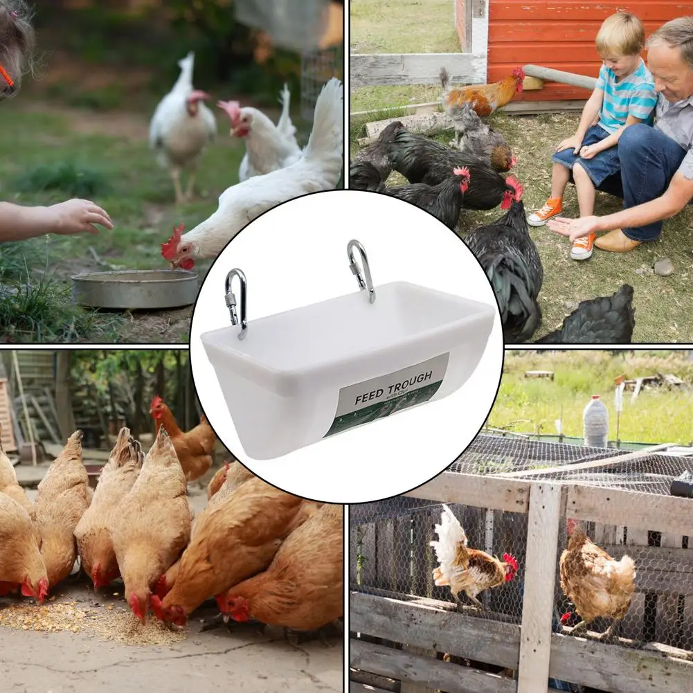 

Ground Feeding Prevention for Livestock Livestock Feeder Hanging Chicken Feeders Livestock Feed Troughs Goat for Efficient