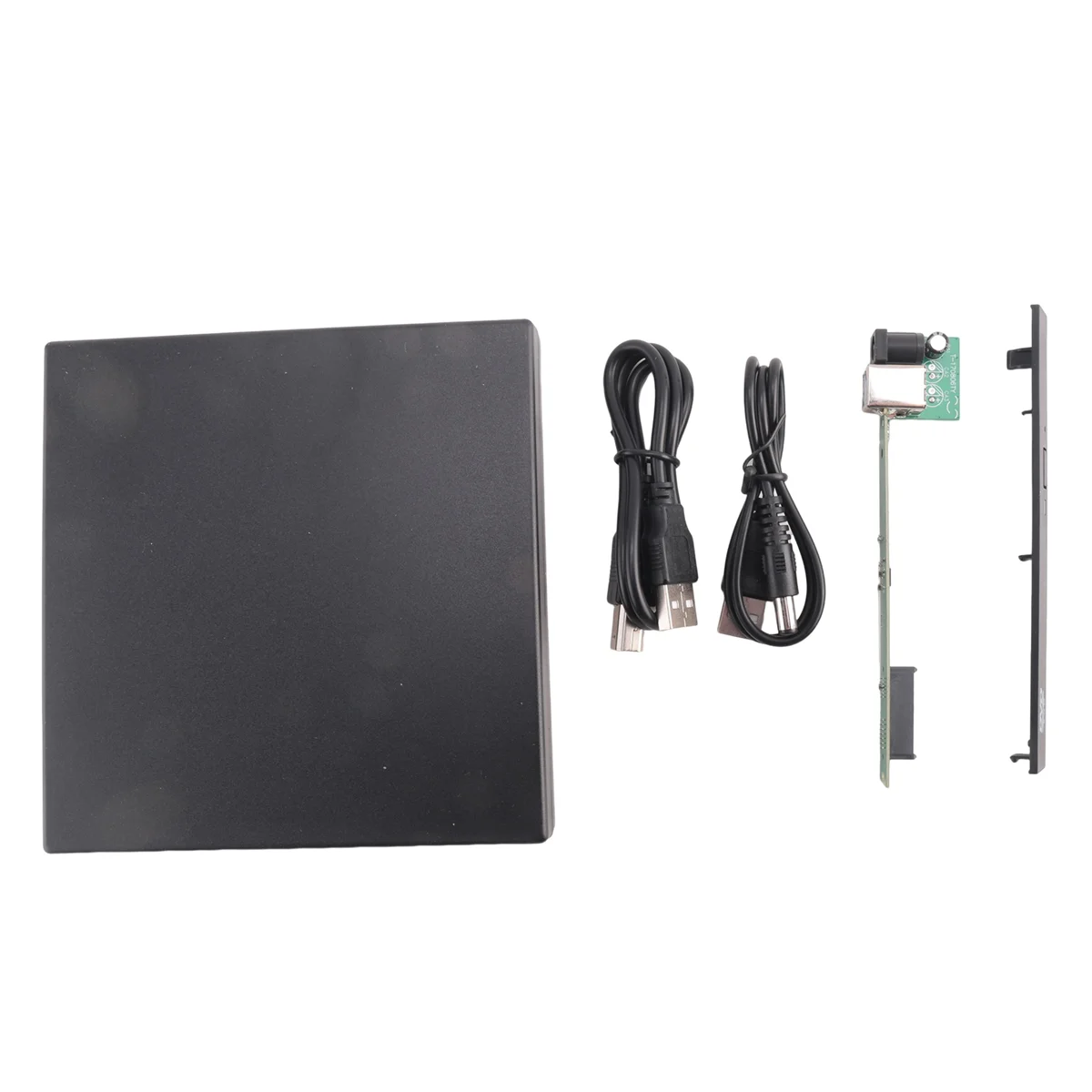 12.7mm External DVD Enclosure USB 2.0 External DVD/CD-ROM Case for Laptop Desktop PC Optical Disk Drive SATA to SATA