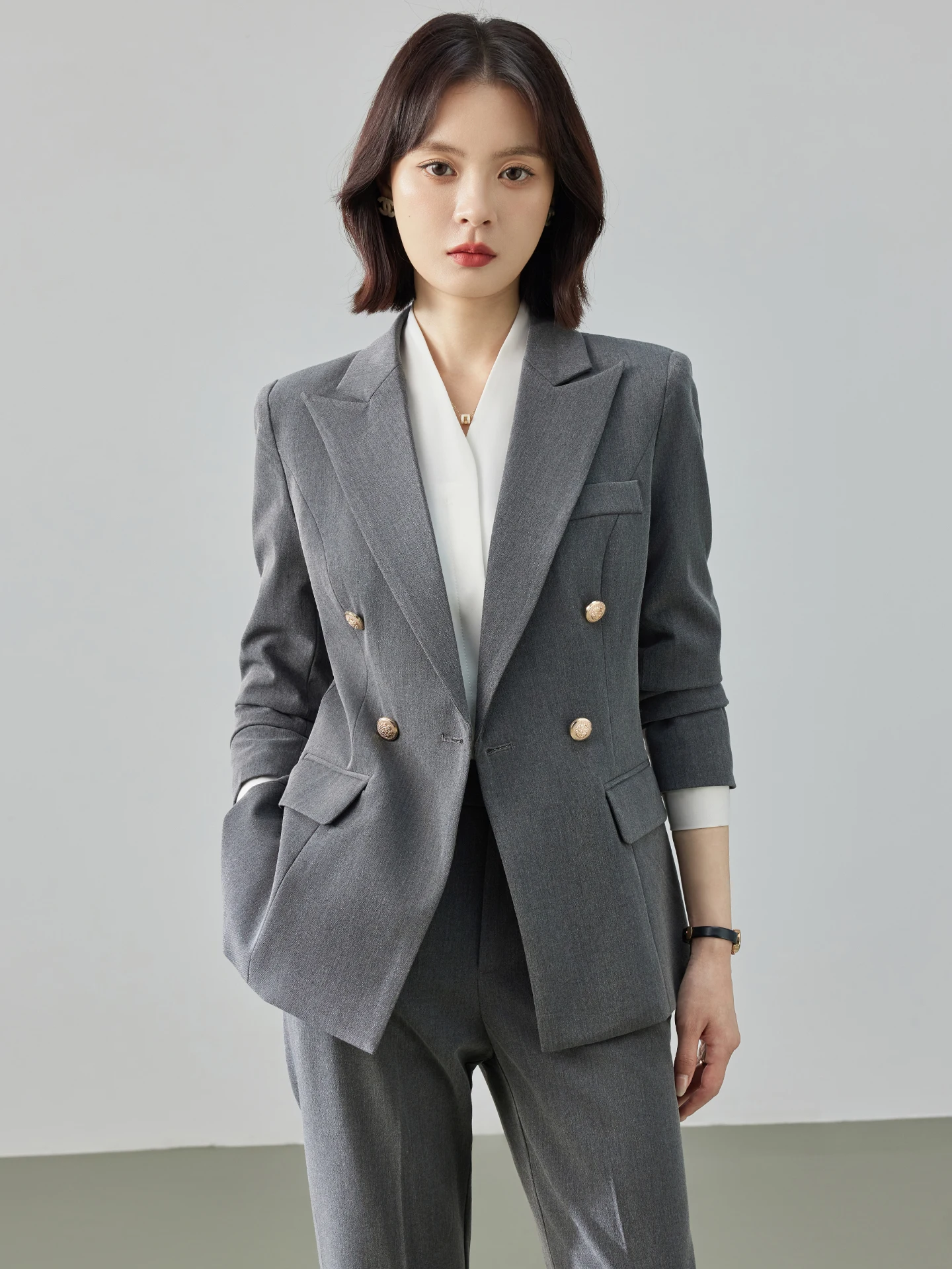 Conjunto de Traje Azul Cobalto - Women Formal Wear Look reseña y precio