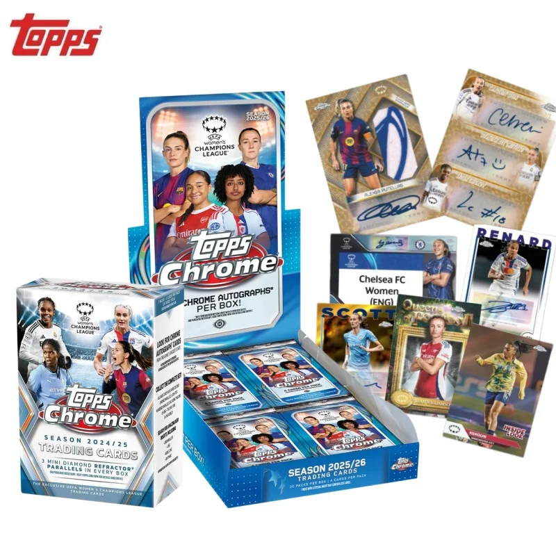 2024-26-topps-chrome-women's-champions-league-football-collection-card-official-limited-edition-signature-trading-card-gift