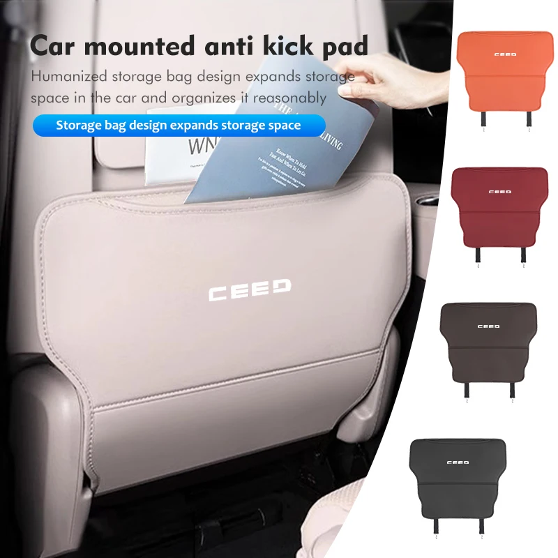 Car Seat Back Protector Mat Prevent Dirty Anti Kick Pad For KIA Ceed Sportage Rio K5 K2 Cerato Proceed Venga Sedona