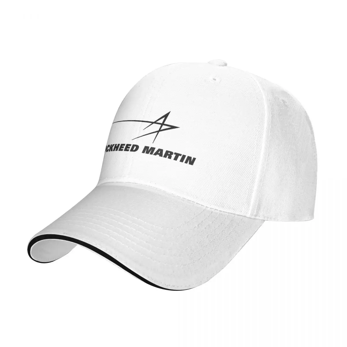 Black MDI Lockheed Martin Baseball Caps Casual Sandwich Hats