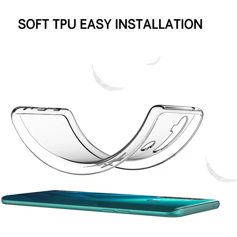Case For OPPO A96 A95 A94 A93 A92 5G A74 A73 A72 A55 A54 A53 A52 5G A55S A16E A11S A16K A54S A53S A16 Silicone Clear Soft Case