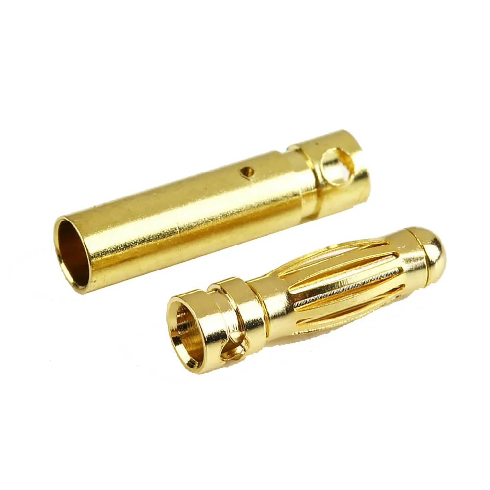 5/10Pair 2.0mm/3.0mm/3.5mm/4.0mm/5mm/5.5mm/6mm/8mm RC Battery Gold-plated Bullet Banana Plug Male Female Bullet Banana Connector