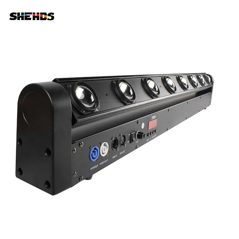 Fast Shipping 8x12W RGBW Multicolor LED Bar Beam Moving Head Light For DJ's Sets Venue With Strong Daylight