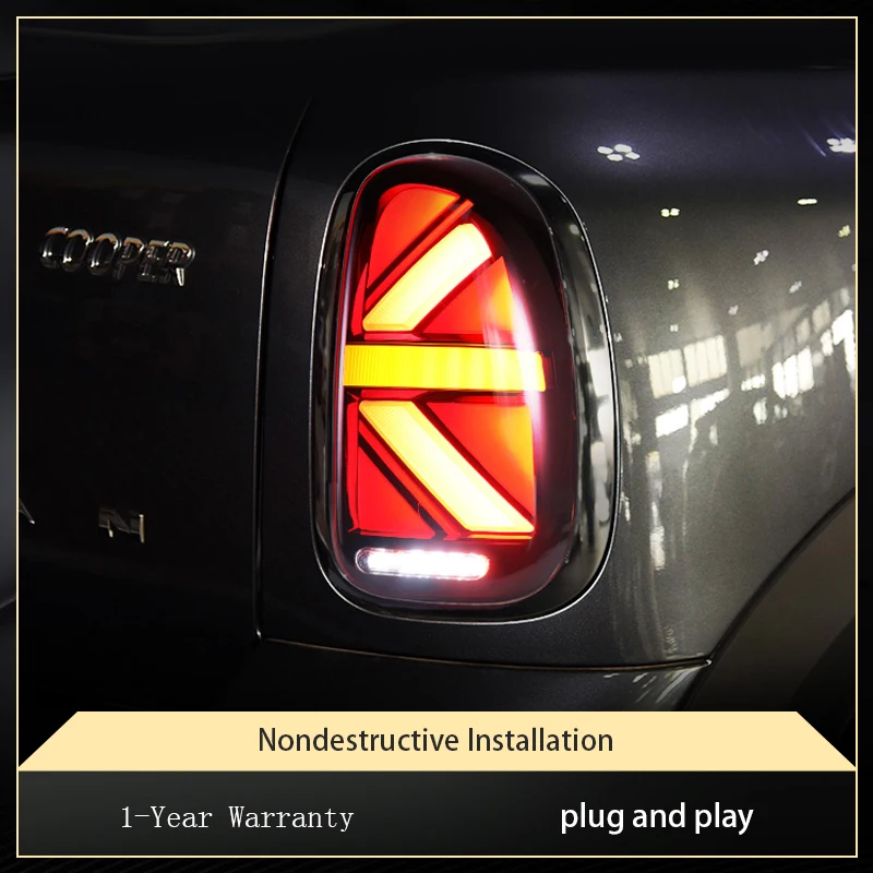 Car Lamps For BMW MINI Countryman R60 2011-2016 Tail Lights LED Bulbs Turn Signal DRL Plug And Play Taillight Reverse Auto Tools