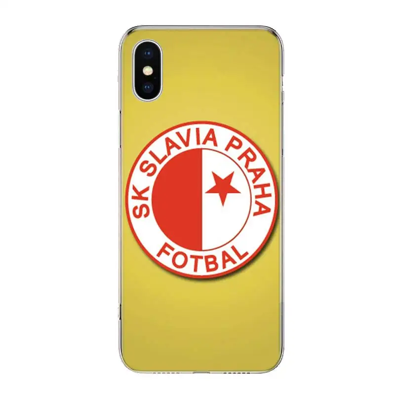 Sk Slavia Praha Czech Republic Phone Case For Apple Iphone 12 Mini 14 13 15 Pro Max 11 X XS XR 16 Plus Funda Cover Shel