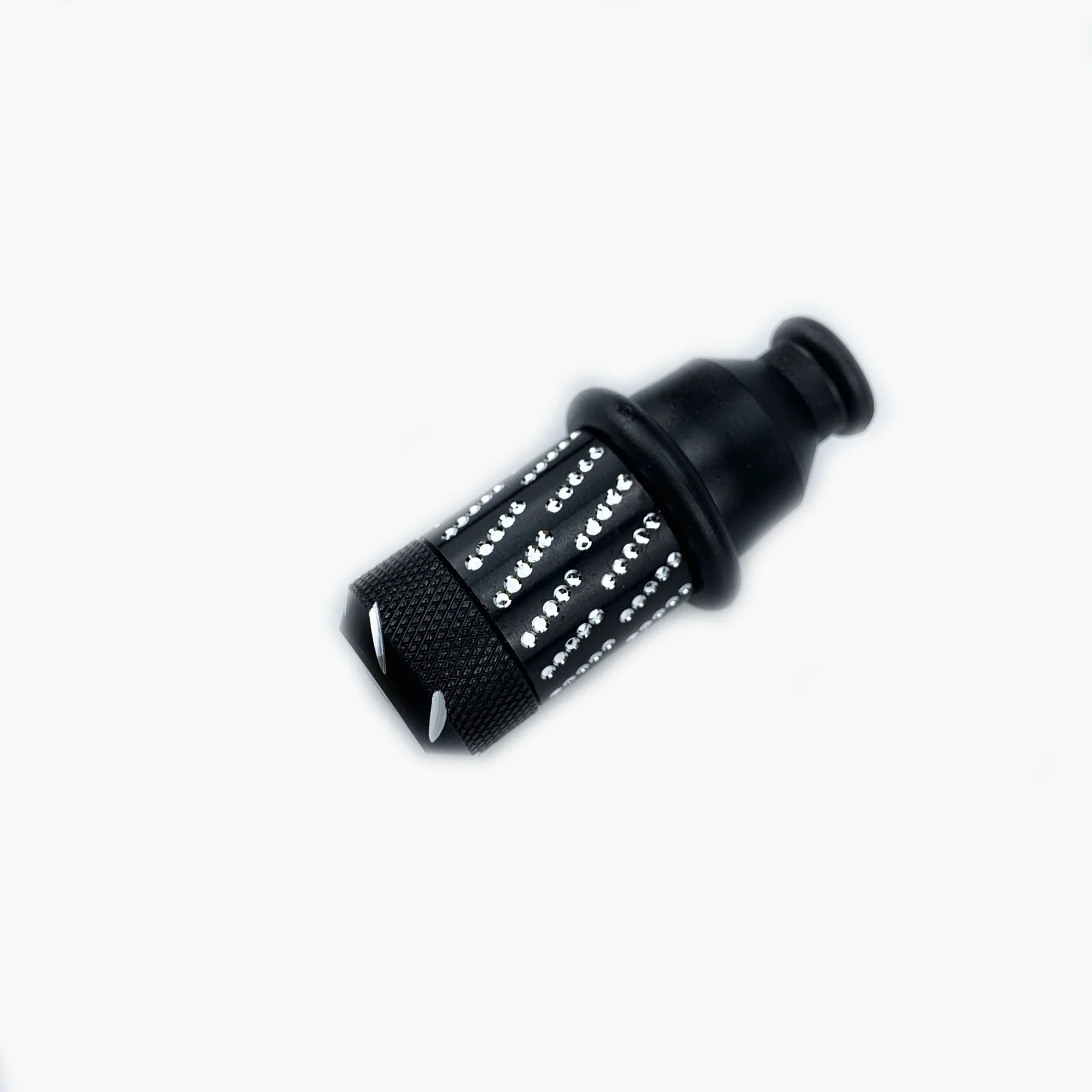 Aluminum Alloy Nipple Tobacco Smoking Accessories with Rubber Mouthpiece Mini Party Pipe