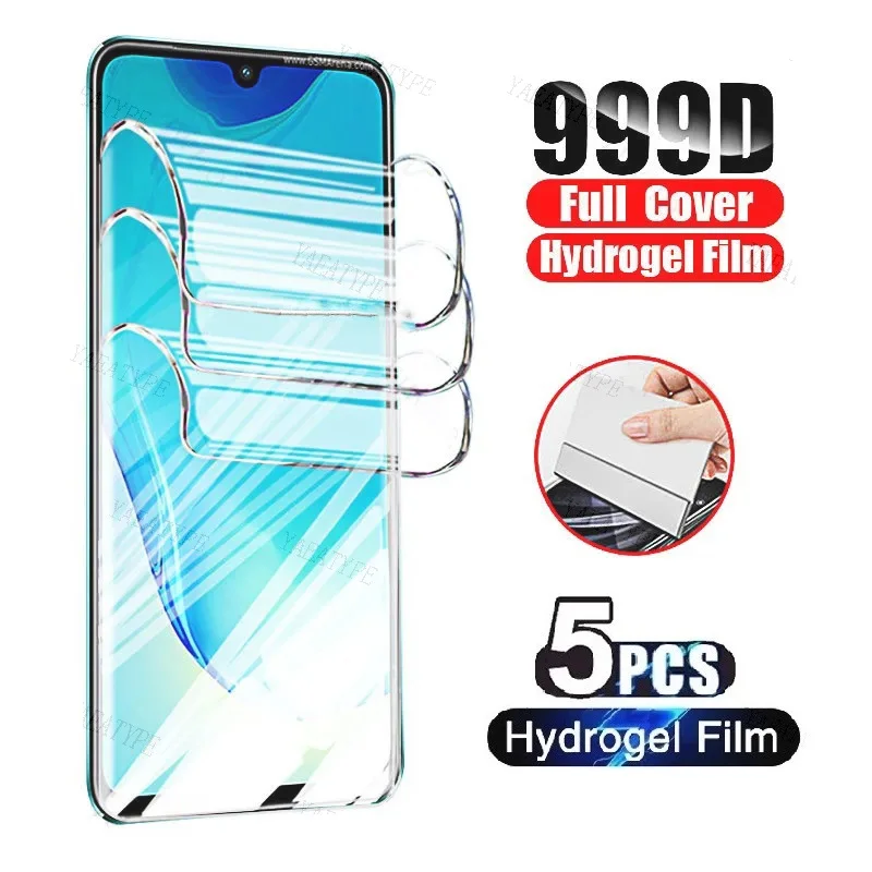 5Pcs Screen Protector For VIVO Y78 Y75 Y76 Y36 Hydrogel Film For Y27 Y11 Y16 Y22 Y30 Y35 Y55 Y56 4G 5G 2023 Protective Film