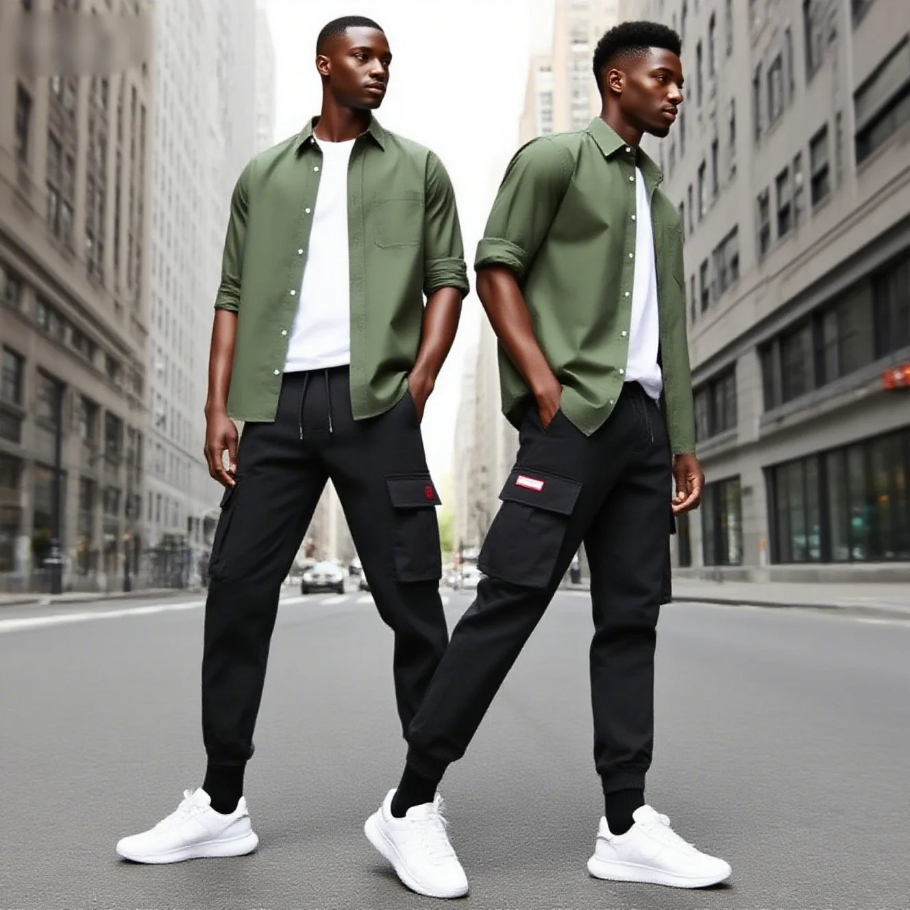 

Men Pants Thin Fashion Casual Jogger Pants 2025 Streetwear Cargo Pants Men's Multi-pockets Trousers Fitness Gyms Sweatpants Mens