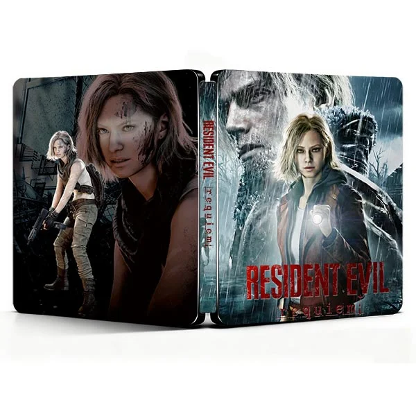 Caja de Edición Leon de RE9, Edición Steelbook, ONi Fantasy (Disco de Juego no Incluido)