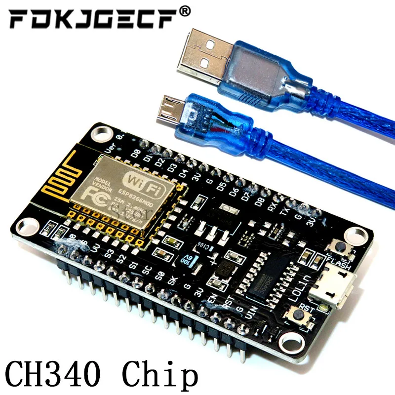 لوحة تطوير إنترنت الأشياء ، وحدة لاسلكية ، CH340 ، CP2102 ، NodeMcu ، V3 ، V2 Lua ، WiFi ، Based ESP8266 ،