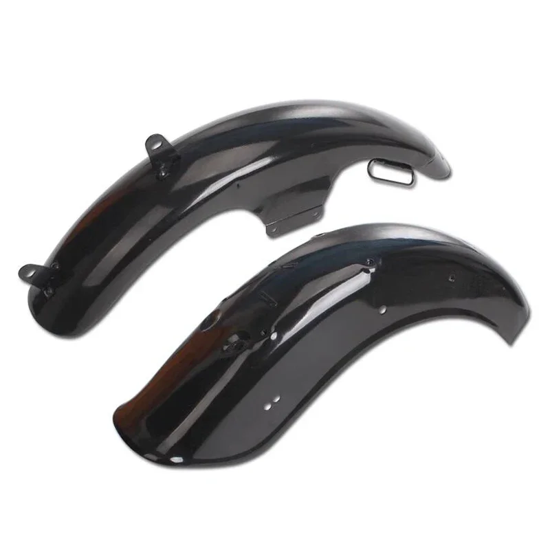 Motorcycle Wide Iron Front + Rear Fender Cover Mudguard Flaps Splash Guard For Honda Rebel CMX250 CA250 1996-11 CMX250C 2003-11