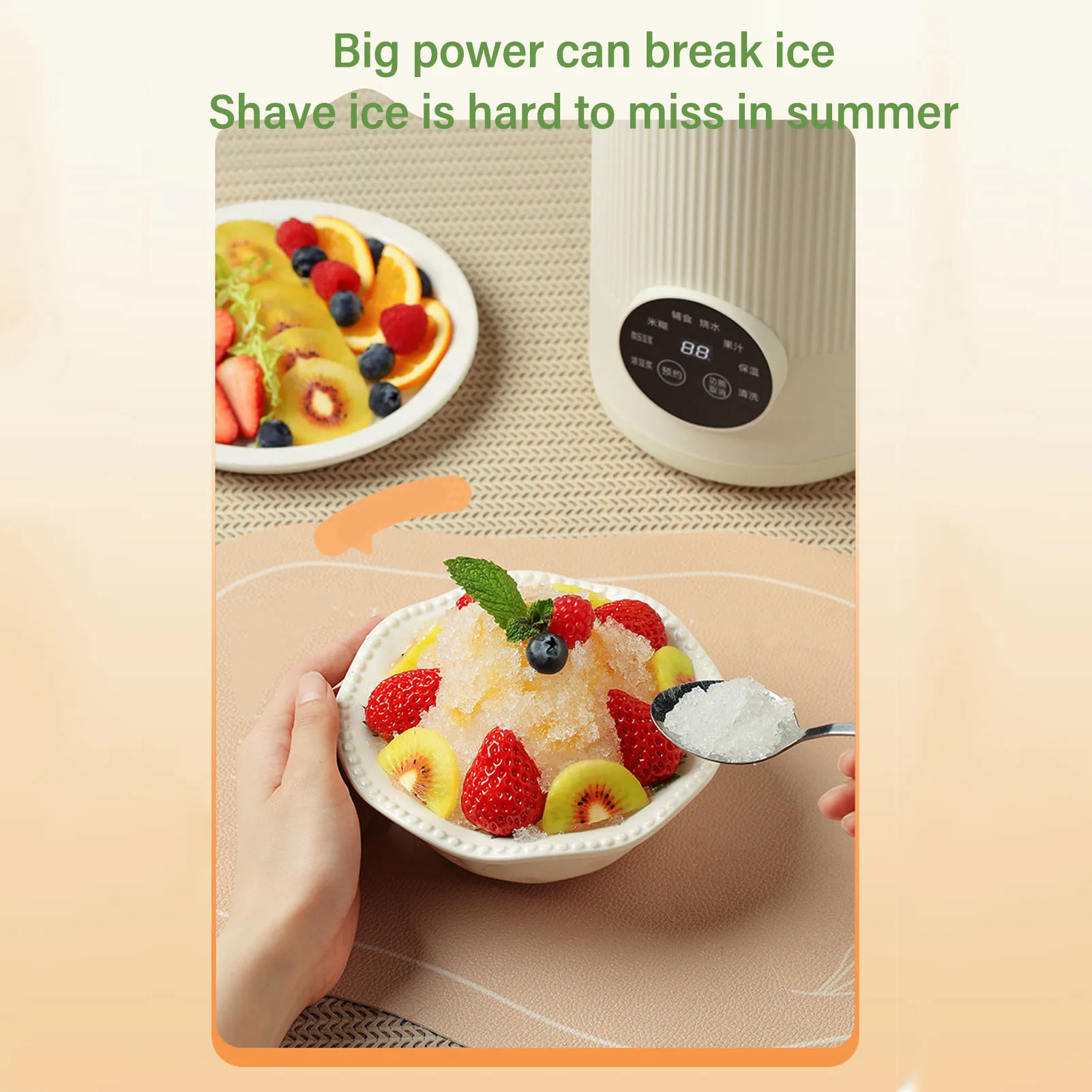 Automatic Electric Juicer Nut Milk Maker Soymilk Machine Food Processor Hot Blender 220V for Household Kitchen Use
