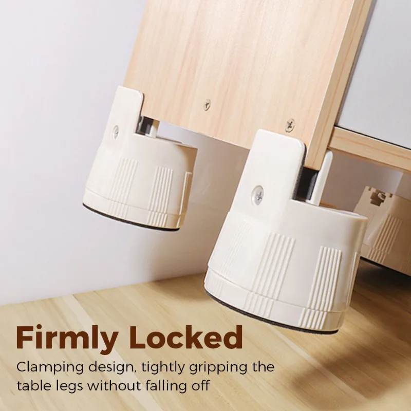 4Pcs/Set Adjustable Chair Feet Legs 2/4 Inch Height Heavy Duty Non-slip Legs for Furniture Sofa Table Bed Furniture Riser Mat image 4