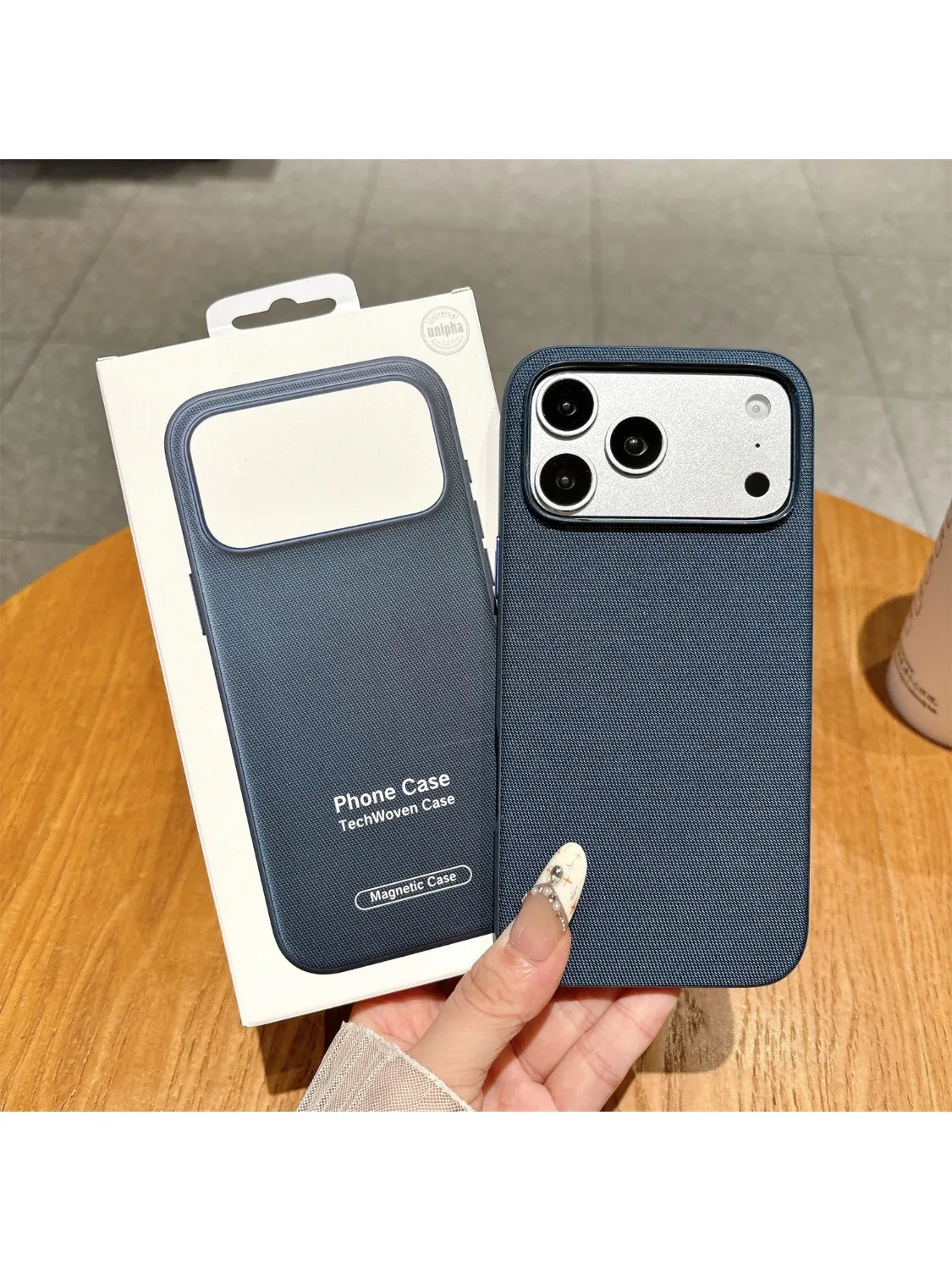 Original Tech Woven MagSafe Hülle für iPhone 17 Air 16 15 Plus 14 13 12 11 Pro Max – TechWoven Magnetische kabellose Ladehülle