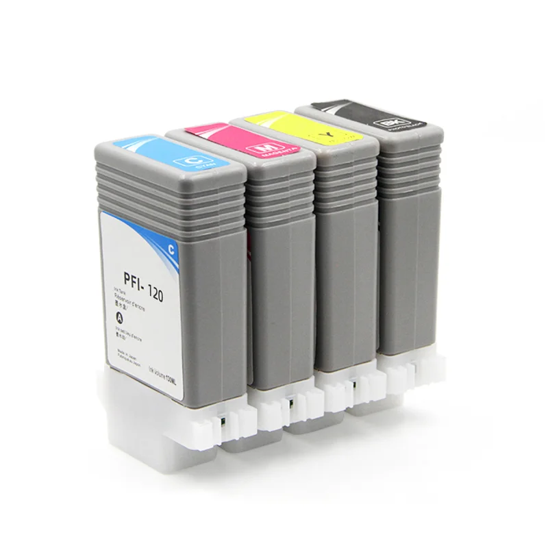 5Color 130ML PFI-120 For Canon PFI120 Ink Cartridge Compatible For Canon TM-200 TM200 TM-205 TM-300 TM-305 TM300 Pigment ink