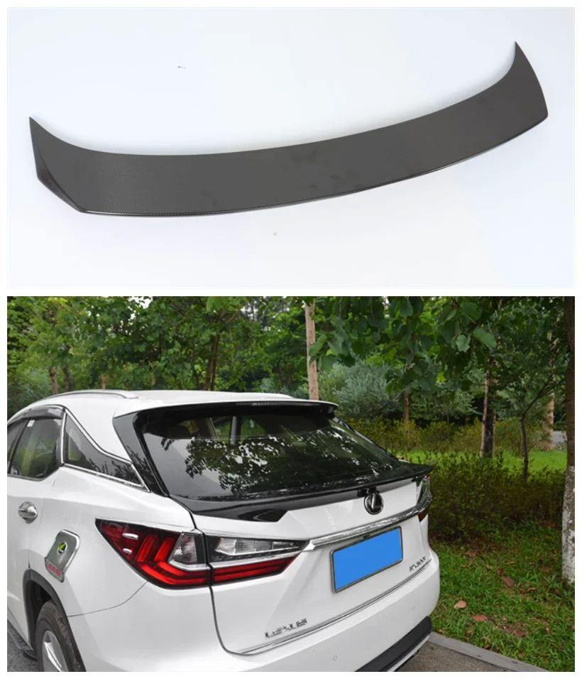 High Quality Real Carbon Fiber Car Rear Wing Trunk Lip Spoilers For Lexus RX rx200t 300t 450h Spoiler 2016 2017 2018 2019 2020