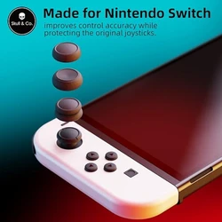 Skull & Co. JoyCon Thumb Grip Set Joystick Cap Analog Stick Cap for Nintendo Switch and Switch OLED Joy-Con Controller
